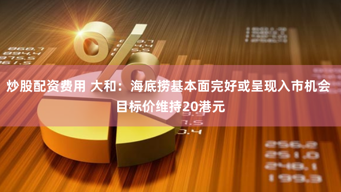 炒股配资费用 大和：海底捞基本面完好或呈现入市机会 目标价维持20港元