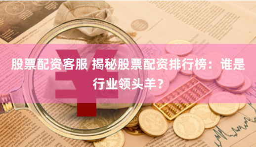 股票配资客服 揭秘股票配资排行榜：谁是行业领头羊？